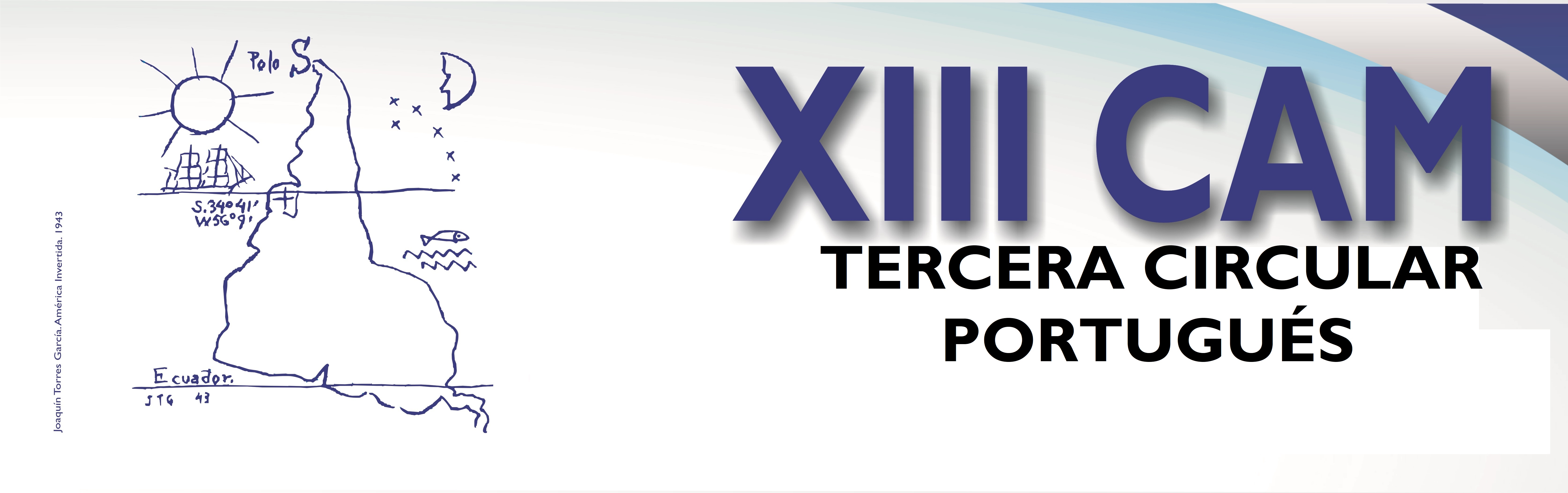 logo de Tercera circular decimotercer congreso de archivologia del mercosur en portugues